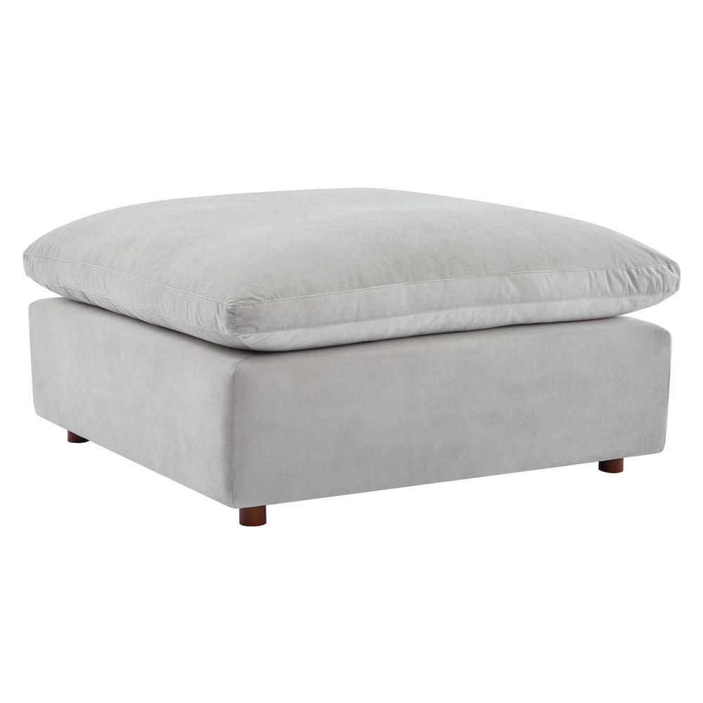 Modway Commix Down Filled Overstuffed Performance Velvet Ottoman