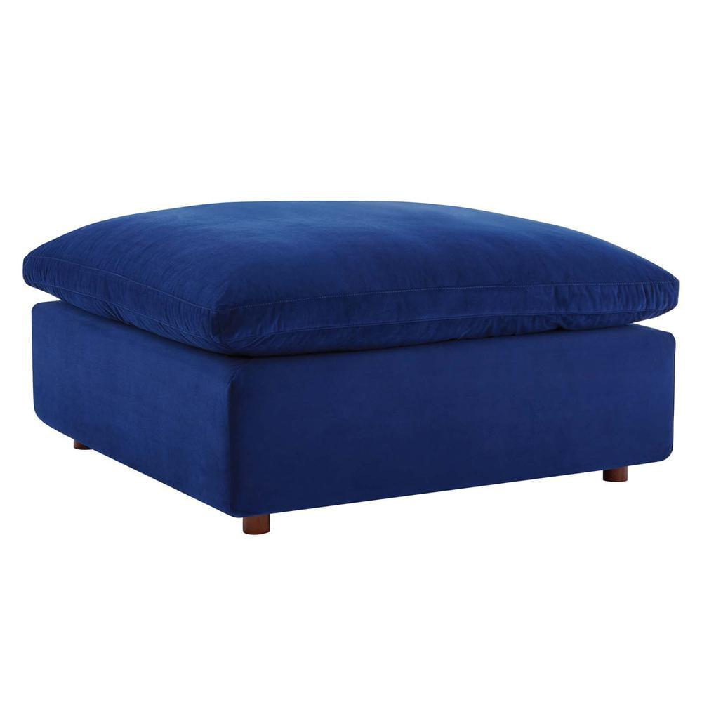 Modway Commix Down Filled Overstuffed Performance Velvet Ottoman