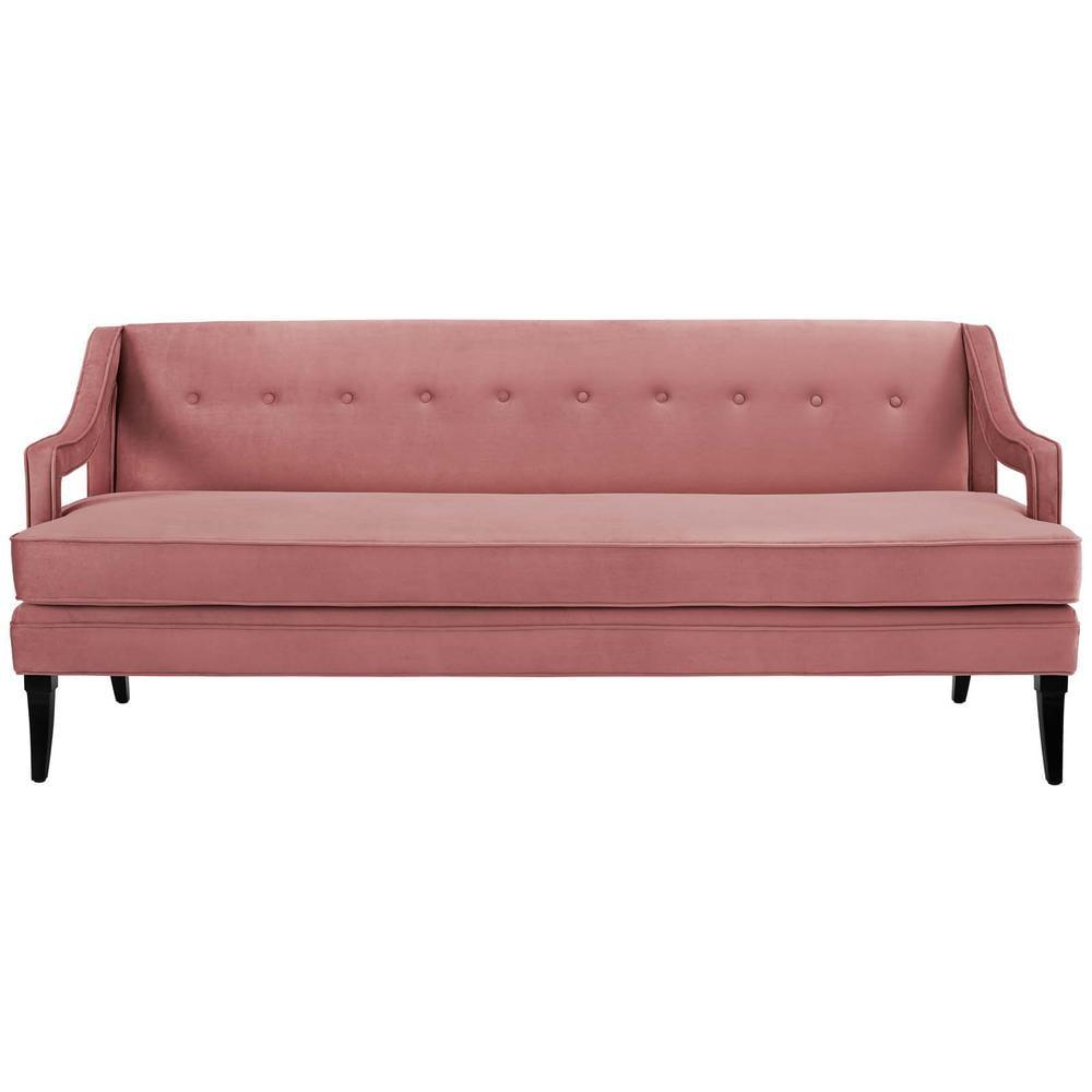 Modway Copper Grove Donji Button-tufted Upholstered Velvet Sofa