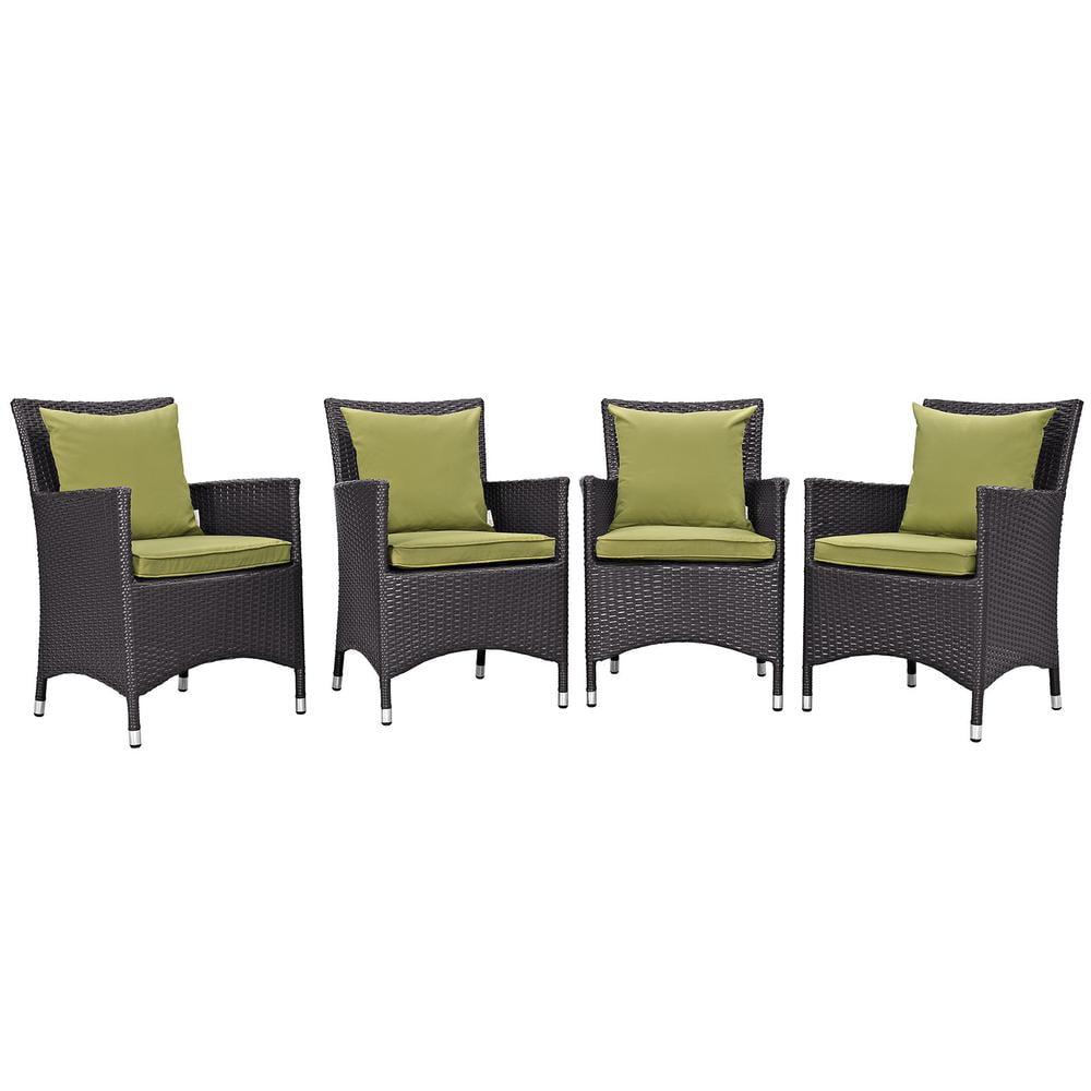 Gather 4 Piece Outdoor Patio Dining Set by Modway