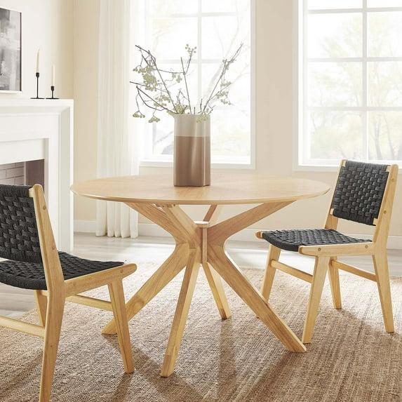 Modway Crossroads 47" Round Wood Dining Table by Modway