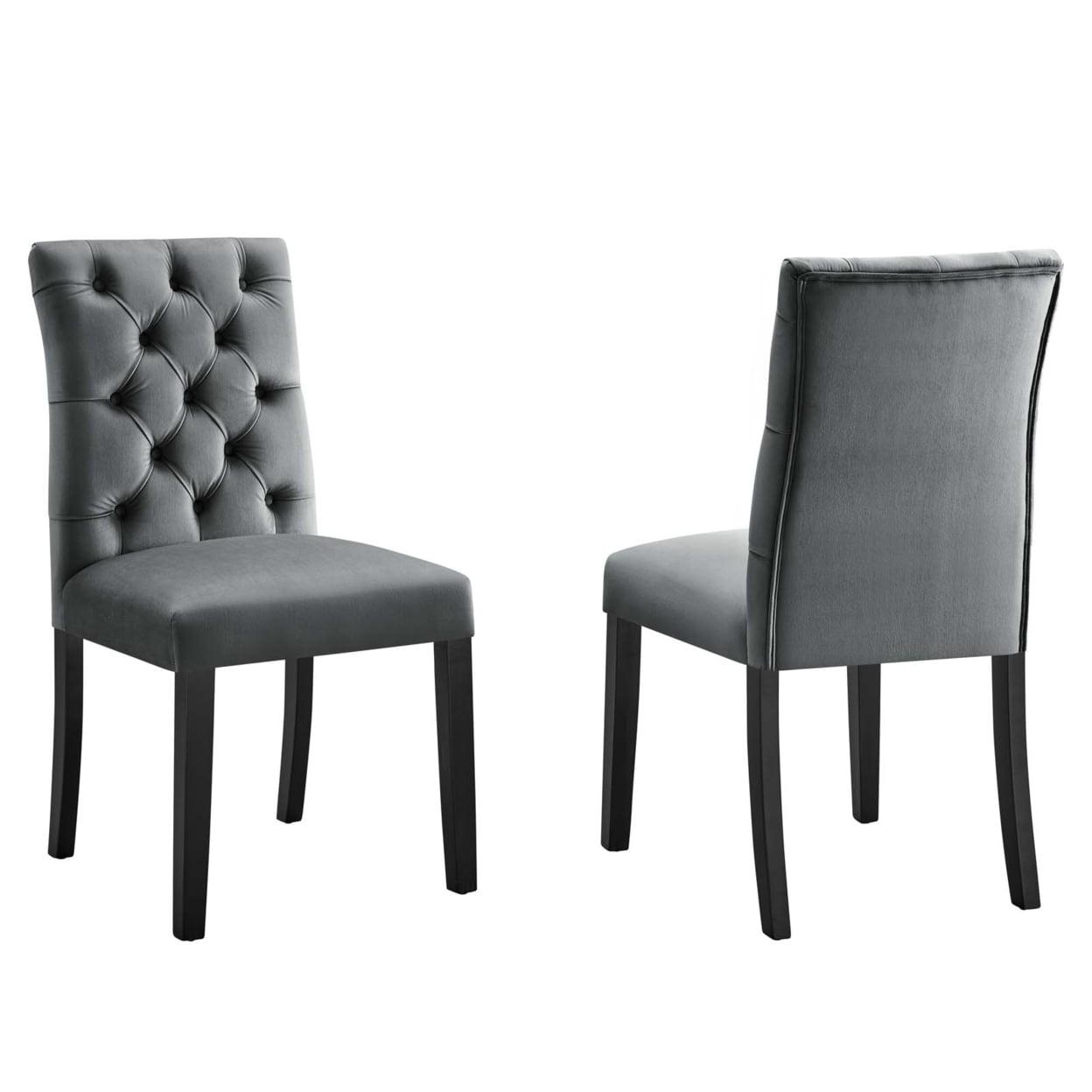 Modway Duchess Performance Velvet Dining Chairs - Set of 2