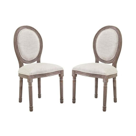 Modway Emanate Dining Side Chair Upholstered Fabric