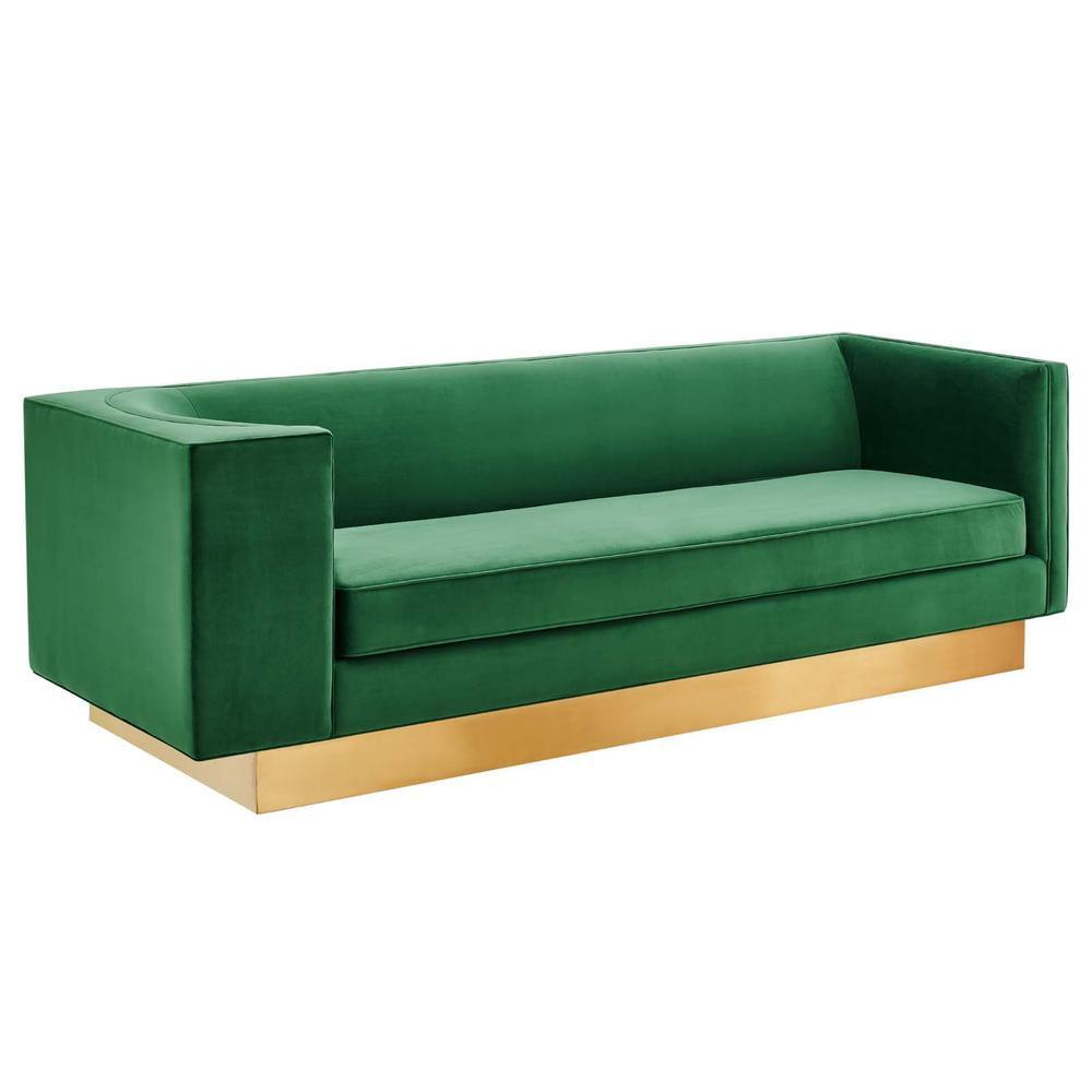 Modway Eminence Upholstered Performance Velvet Sofa