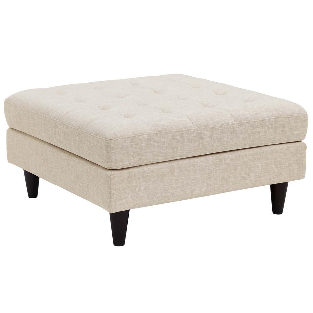 Modway Empress Upholstered Fabric Large Ottoman