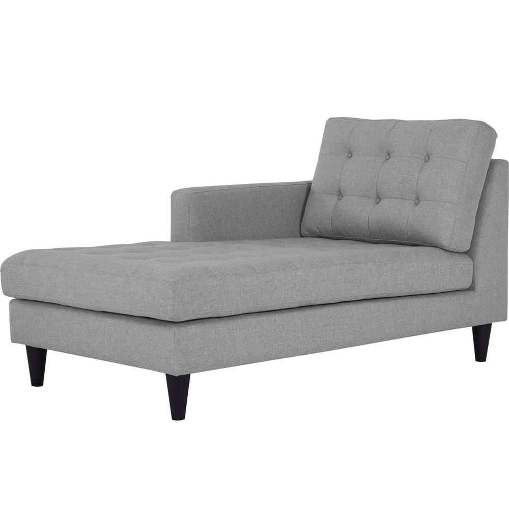 Modway Carson Carrington Humlebaek Right-Arm Upholstered Fabric Chaise