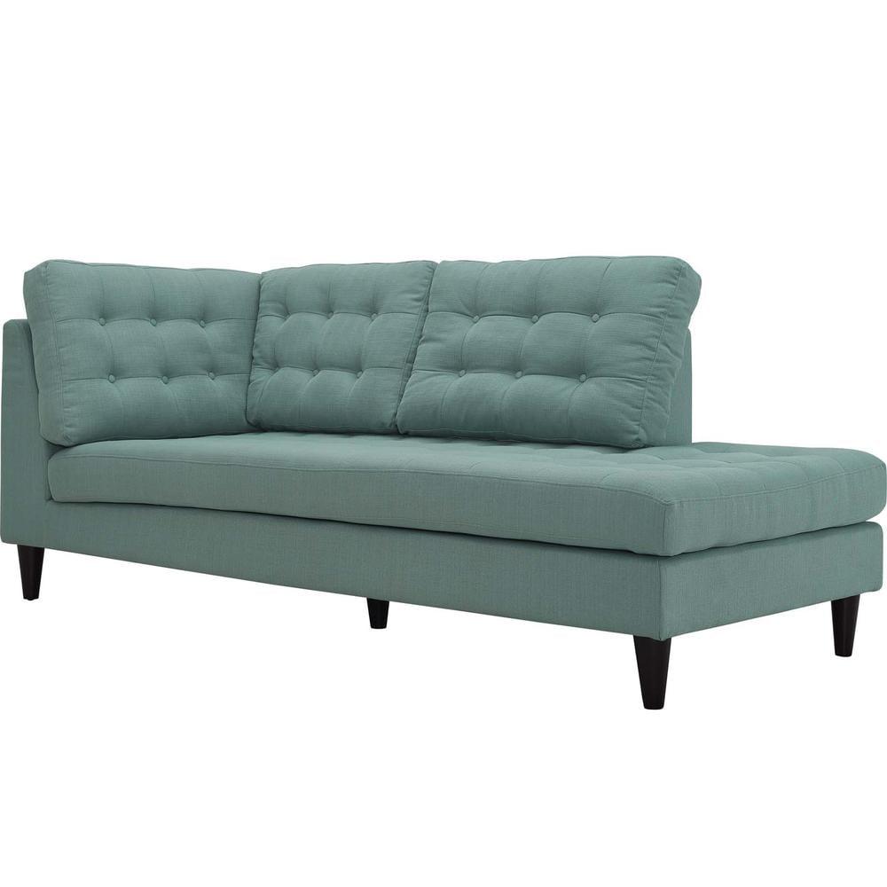 Laguna Tufted Upholstered Fabric Right Facing Chaise