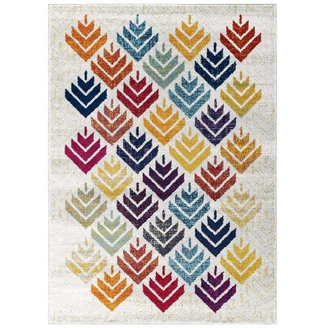 Modway Modway Entourage Florin Abstract Floral Area Rug