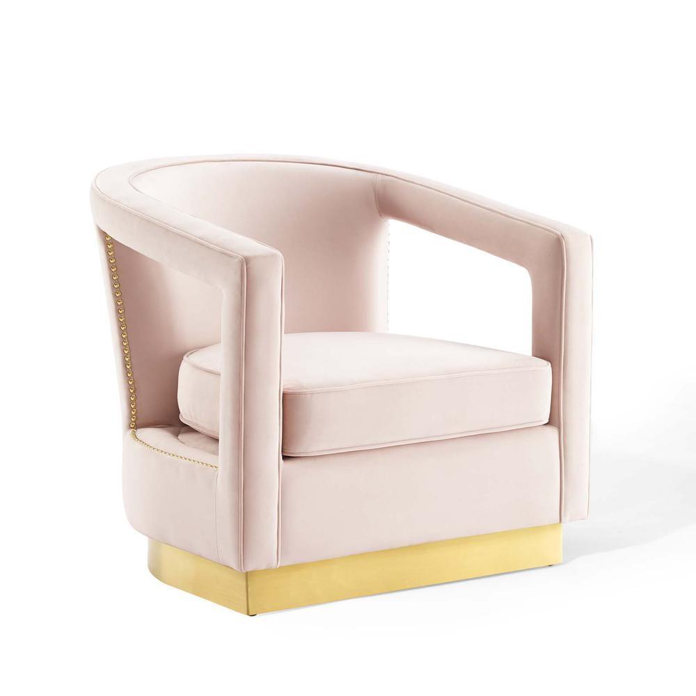 Frolick Performance Velvet Armchair by Modway