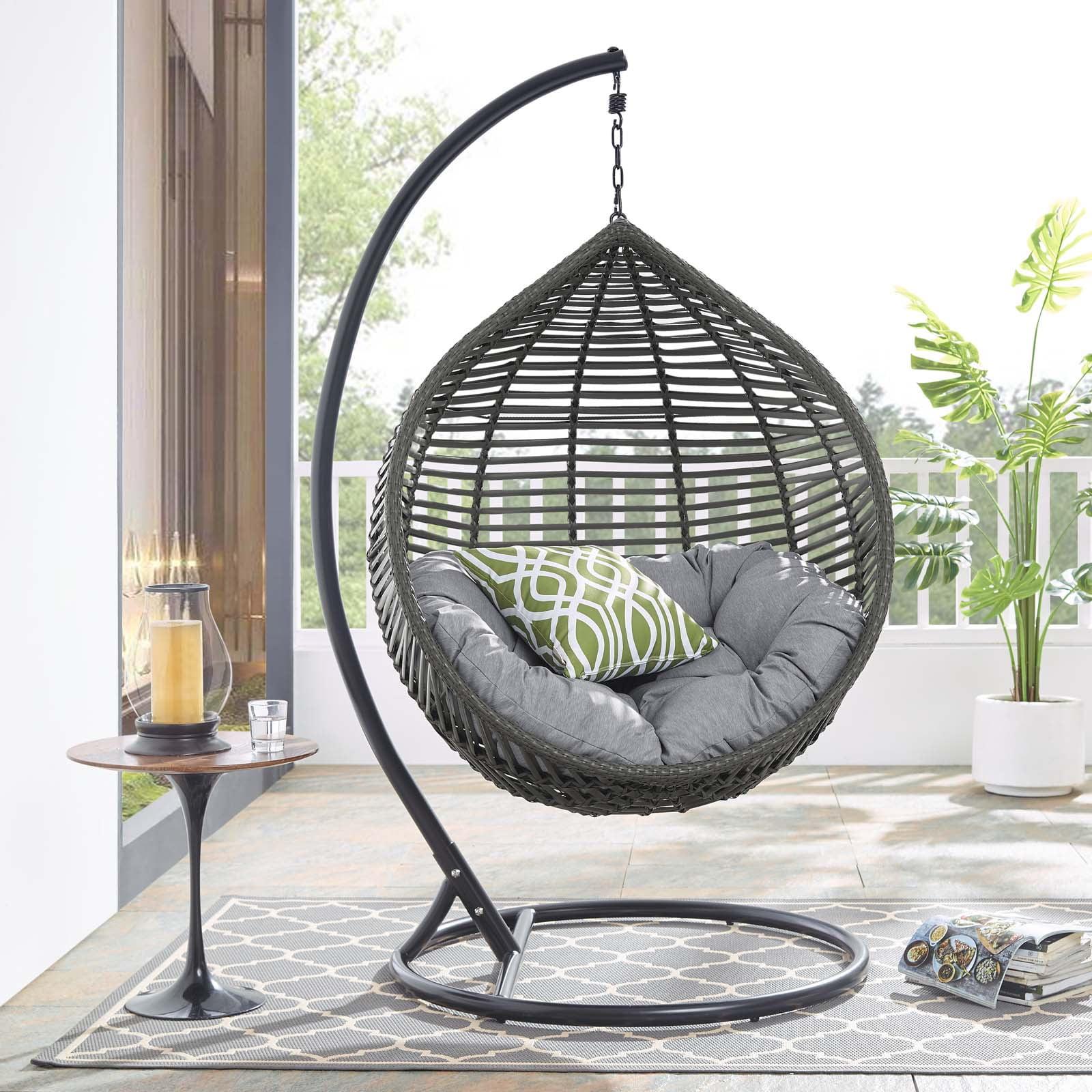 Iwal Teardrop Outdoor Patio Swing Chair by Havenside Home by Modway