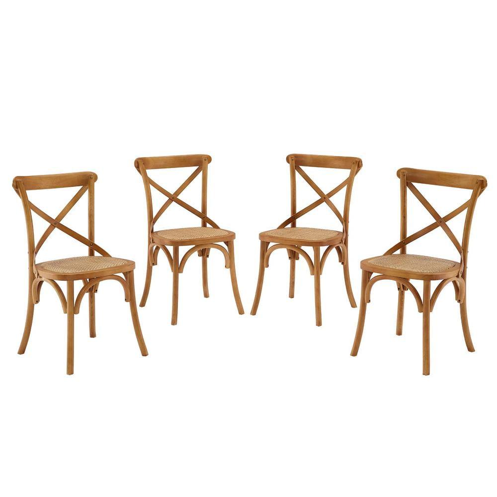 Modway Gear Dining Side Chair Set of 4