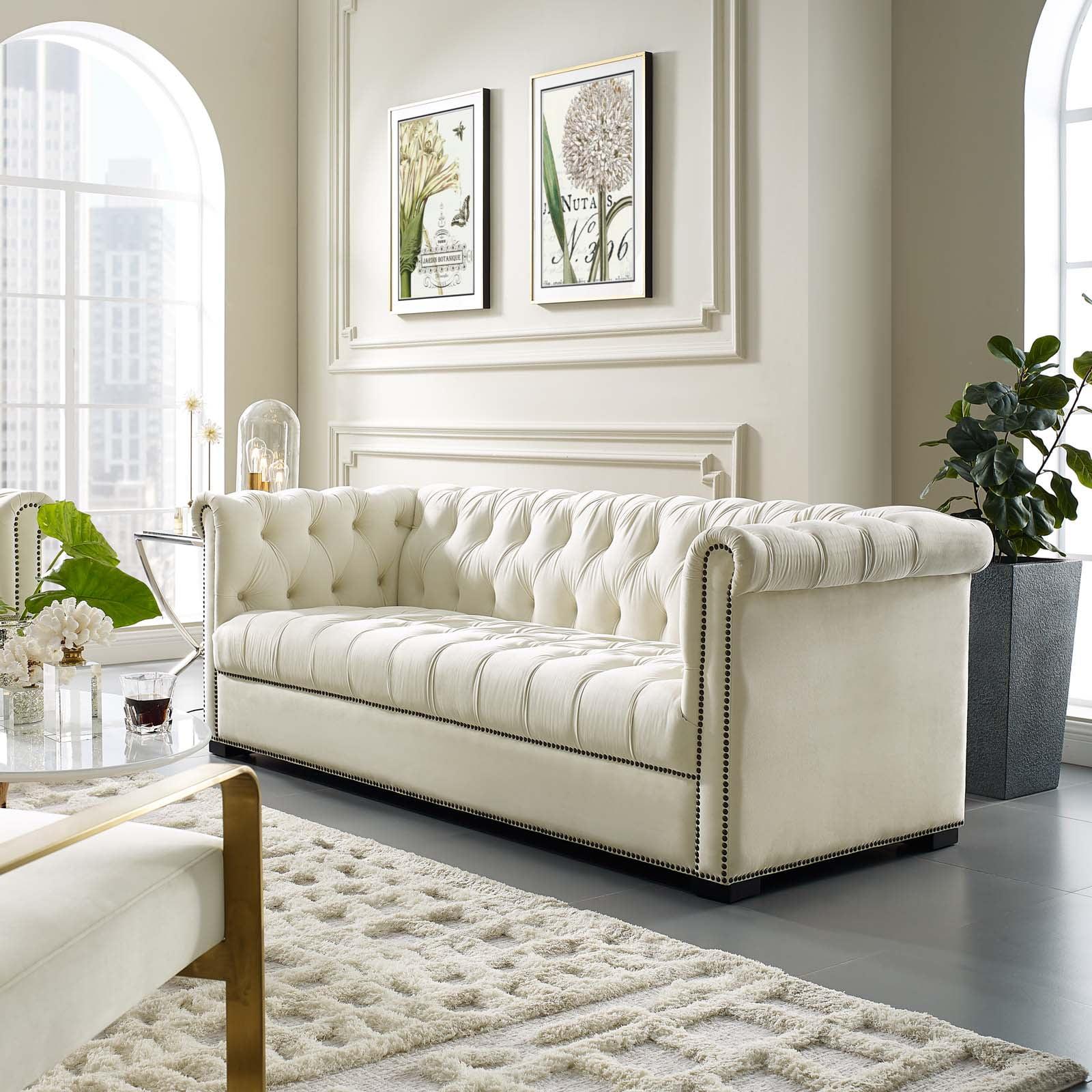 Natalia 86'' Velvet Sofa