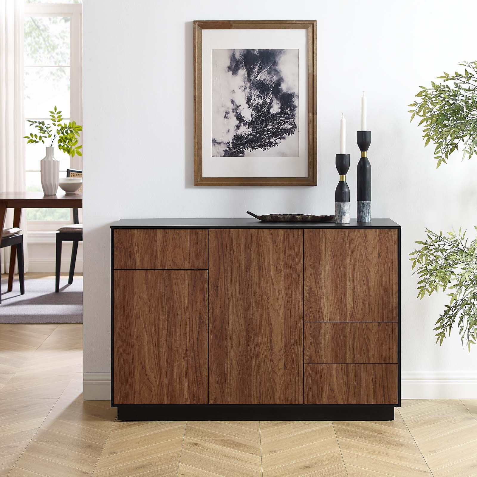 Holden 47" Brown Black Wood Grain Sideboard