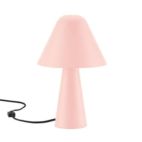 Modway Jovial Mushroom Table Lamp – Modern Metal Dome Shade Accent Light for Living Room or Bedroom