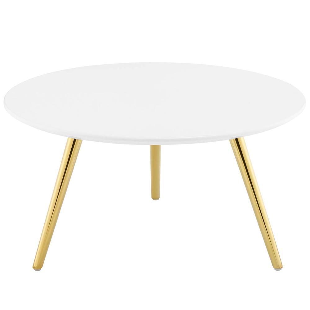 Modway Carson Carrington Bata Round Artificial Marble Coffee Table by Modway