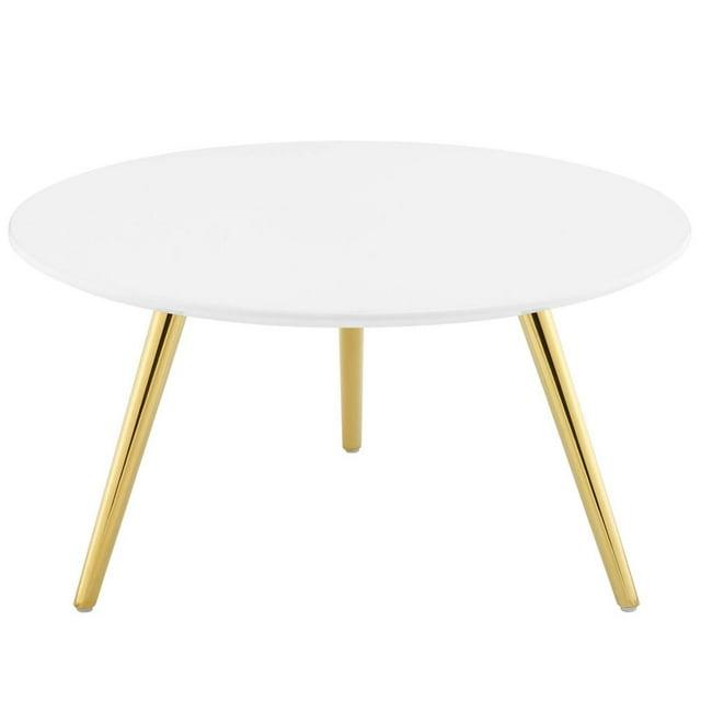 Modway Carson Carrington Bata Round Artificial Marble Coffee Table by Modway
