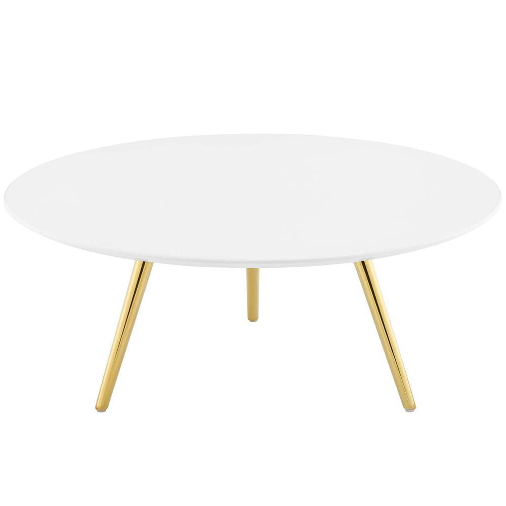 Modway Carson Carrington Bata Round Artificial Marble Coffee Table by Modway & Reviews | Wayfair