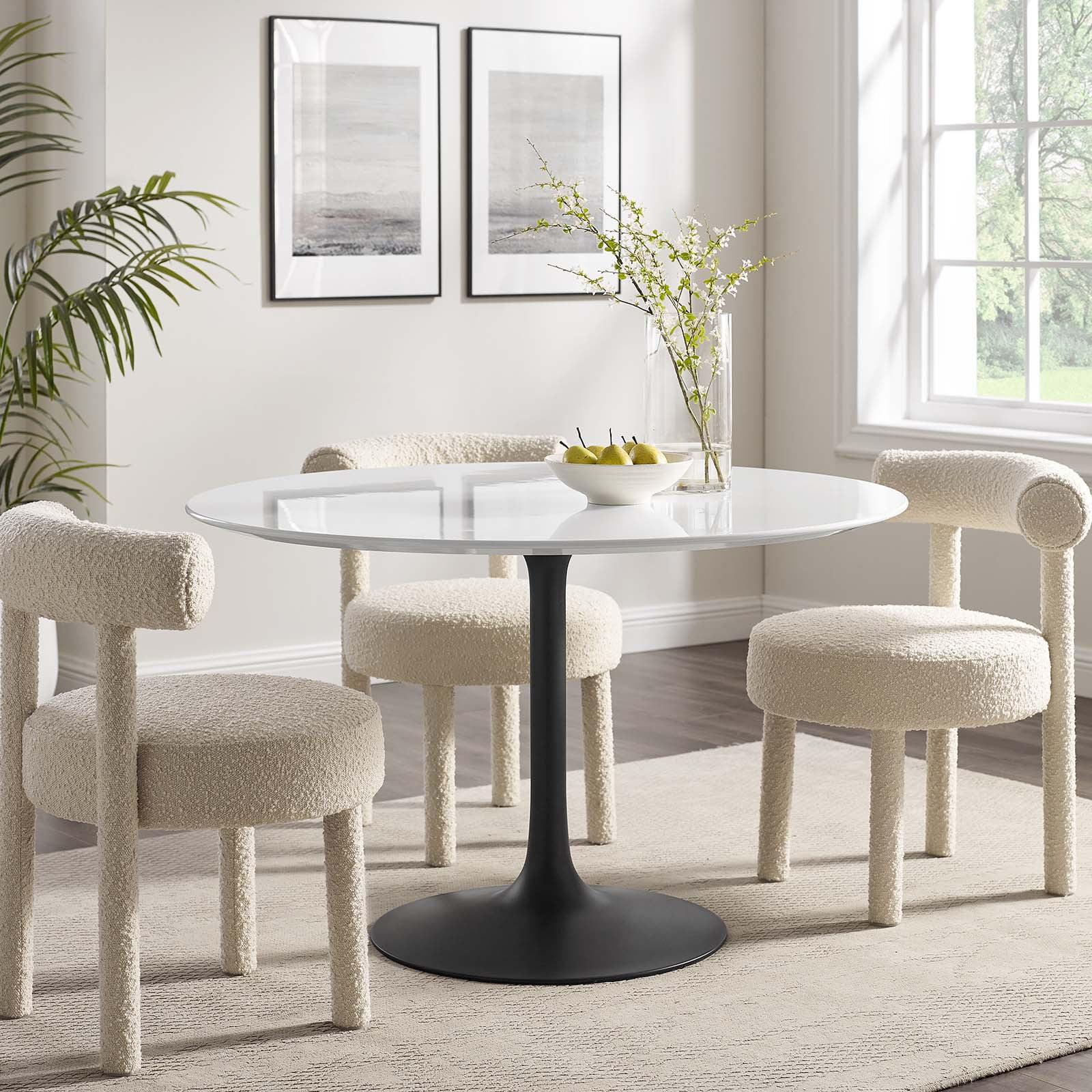 Modway Lippa 48" Round Dining Table