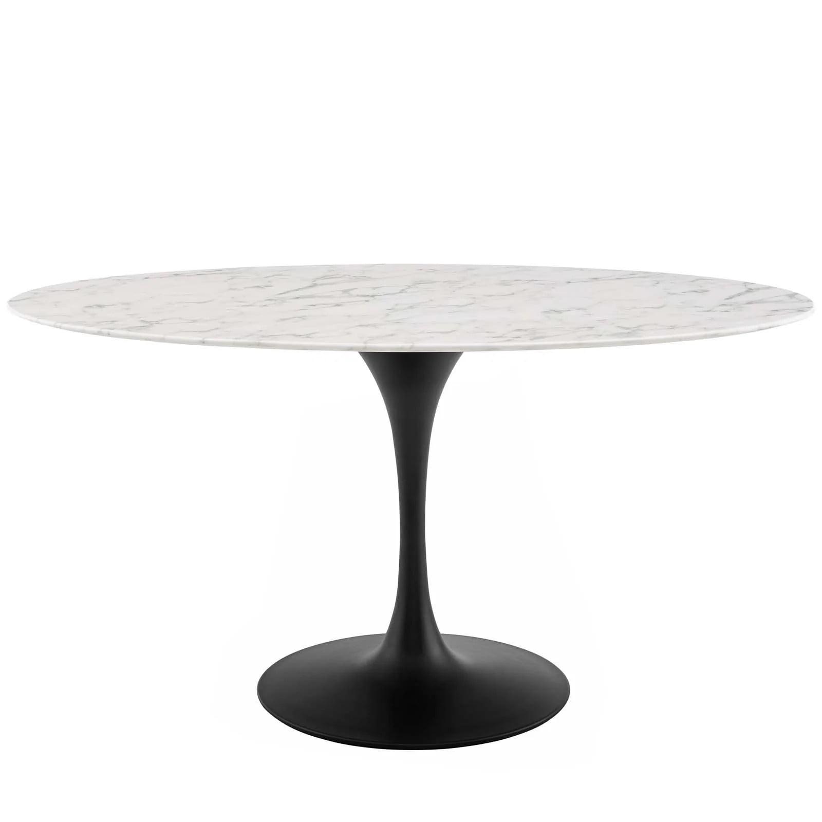 Modway Modway Lippa Oval Artificial Marble Dining Table