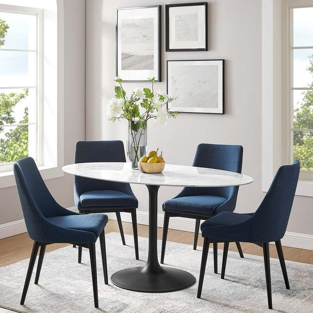 Modway Modway Lippa Oval Artificial Marble Dining Table