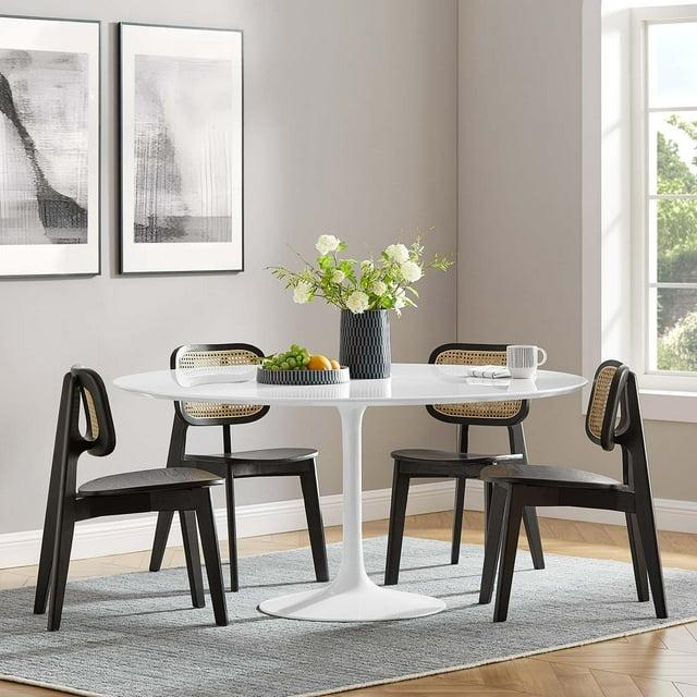 Modway Modway Lippa White Round Table  Dining Table