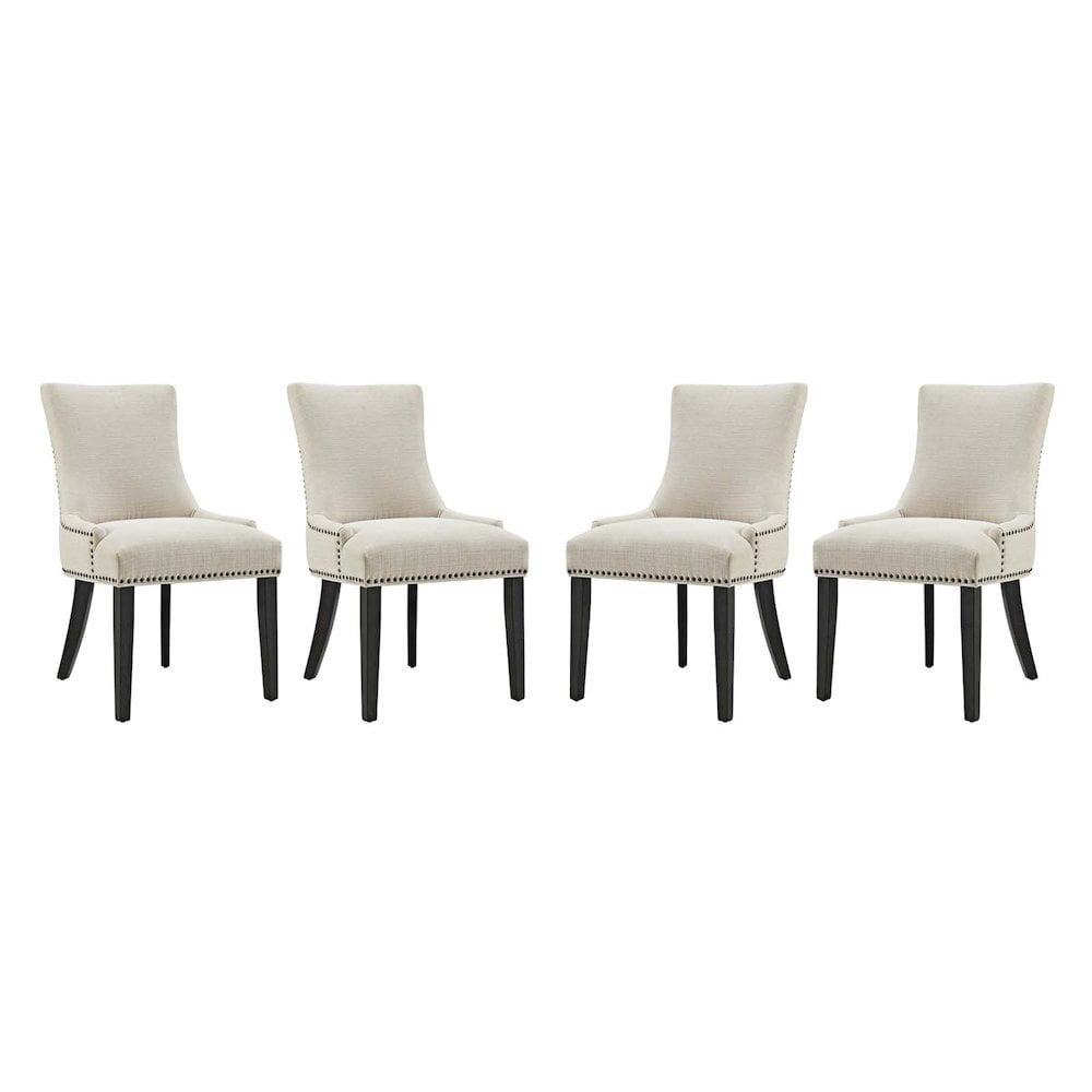 Modway Copper Grove Vodice Fabric and Wood Dining Chair (Set of 4) by Modway