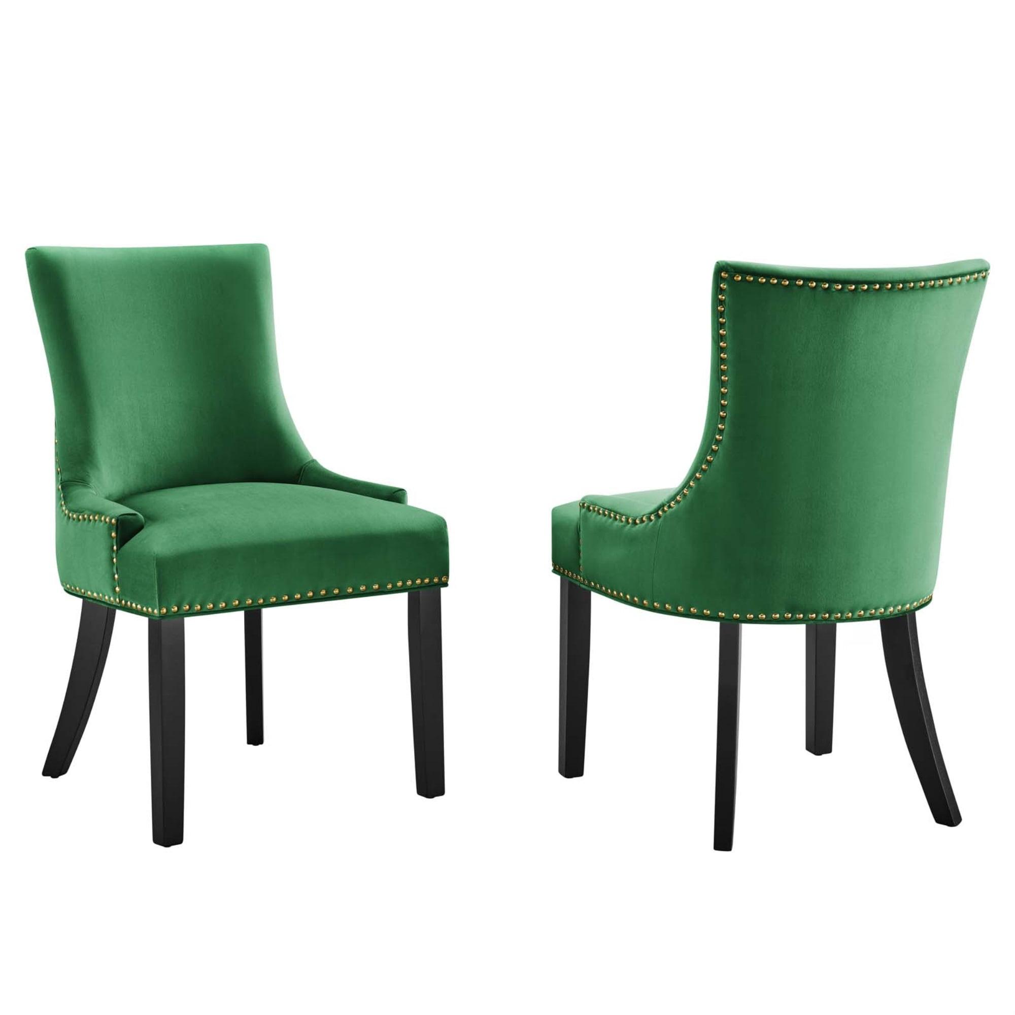 Set of 2 Marquis Performance Velvet Dining Chairs - Modway