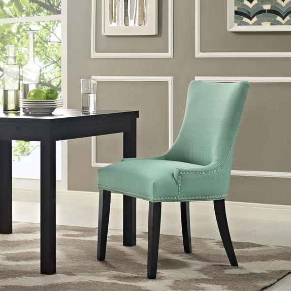Modway Marquis Fabric Dining Chair in Laguna