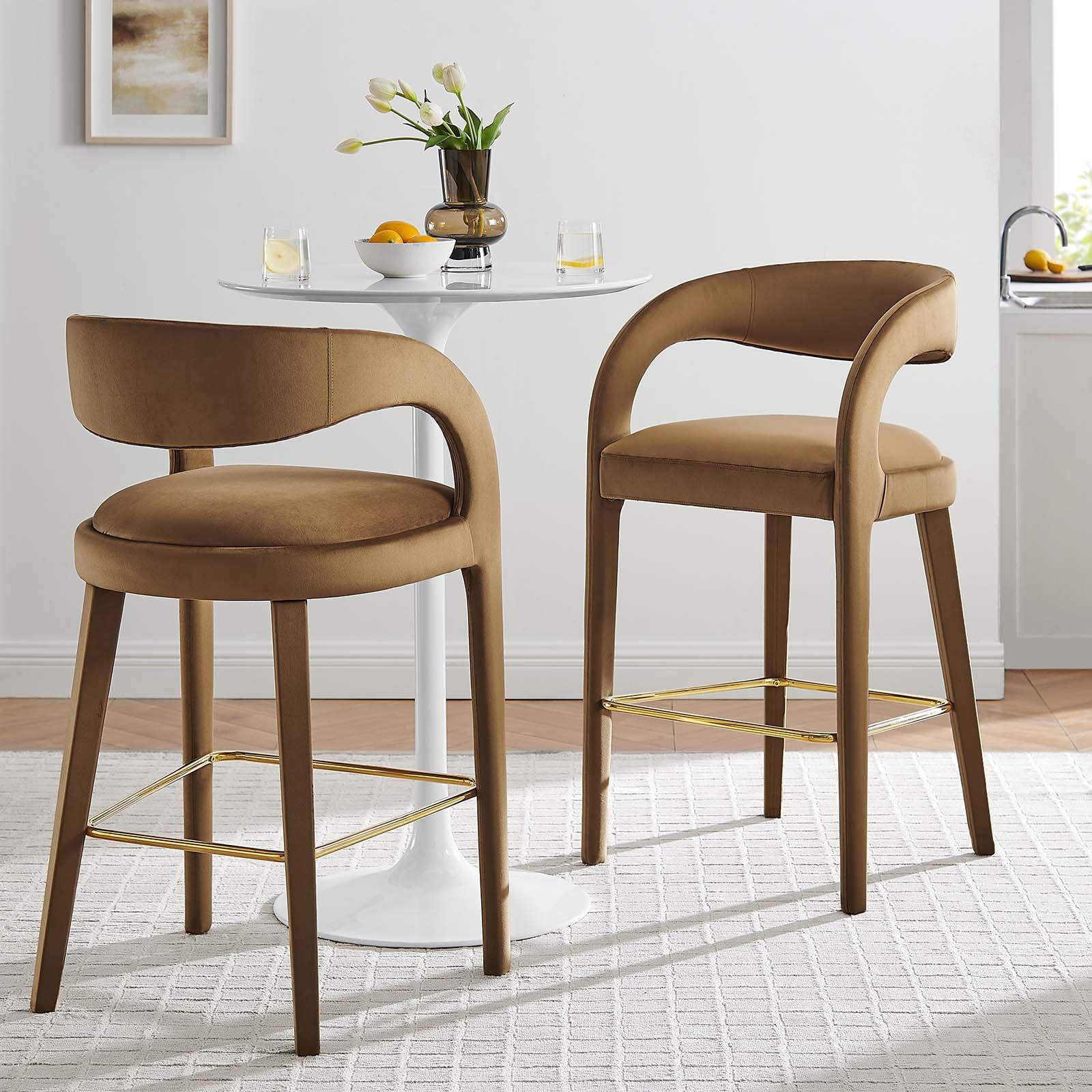 Modway Modway Pinnacle Upholstered Stool (Set of 2)