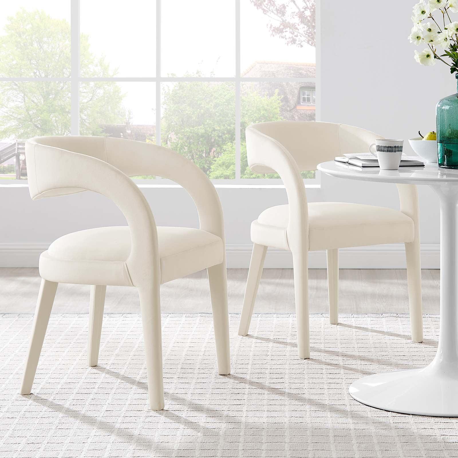 Modway Pinnacle Boucle Upholstered Dining Chair