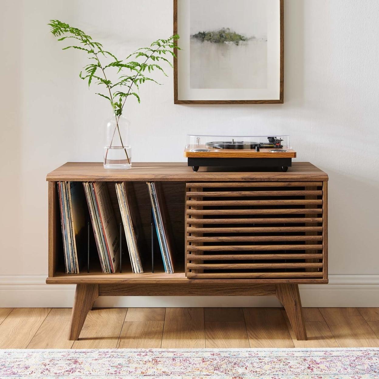 Modway Render Vinyl Record Display Stand