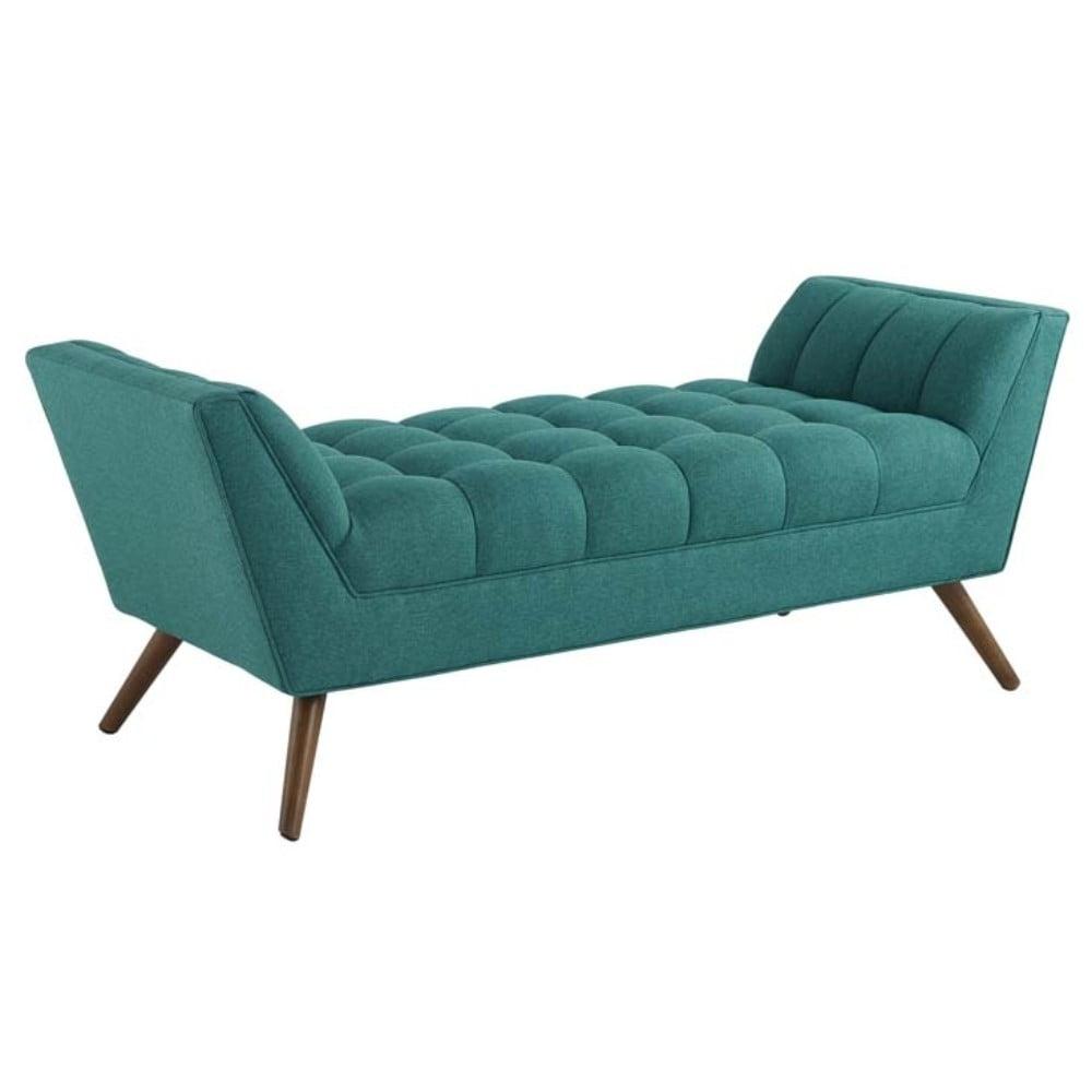 Carson Carrington Lieksa Mid-century Medium Fabric Bench by Modway