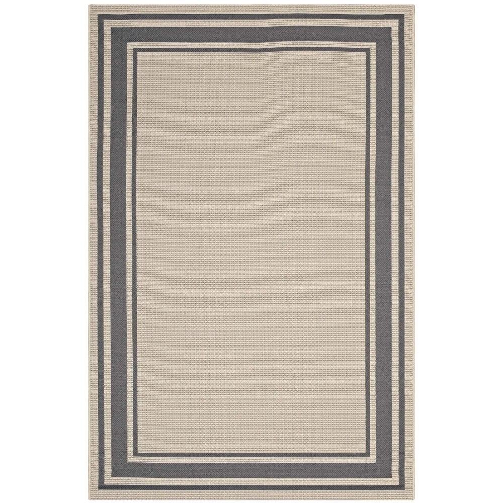 Rim Solid Border Borderline Indoor and Outdoor Area Rug by Modway