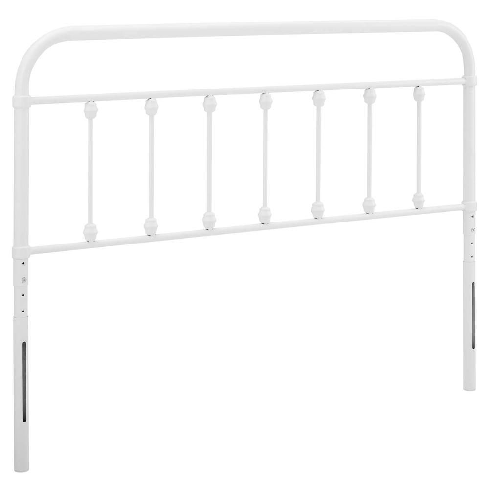 Modway Sage Queen Metal Headboard in White
