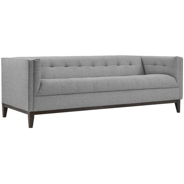 Modern Contemporary Urban Design Living Lounge Room Sofa, Grey Gray, Fabric