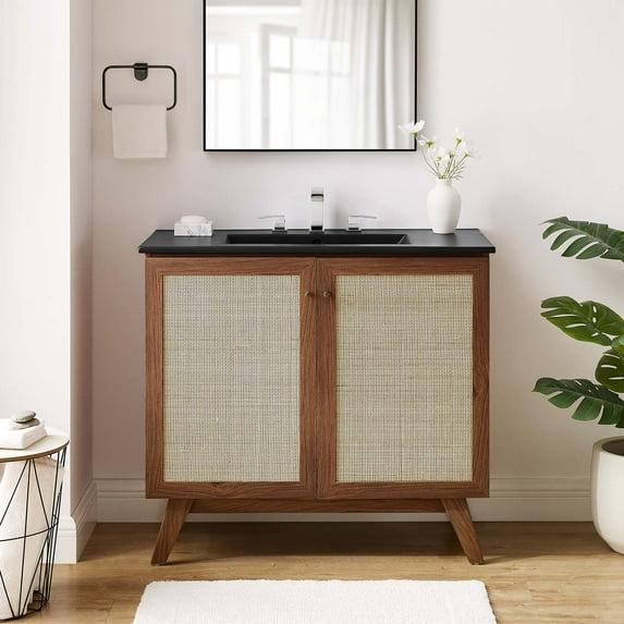 Modway Modway Soma 36'' Free Standing Single Bathroom Vanity with Manufactured Wood Top