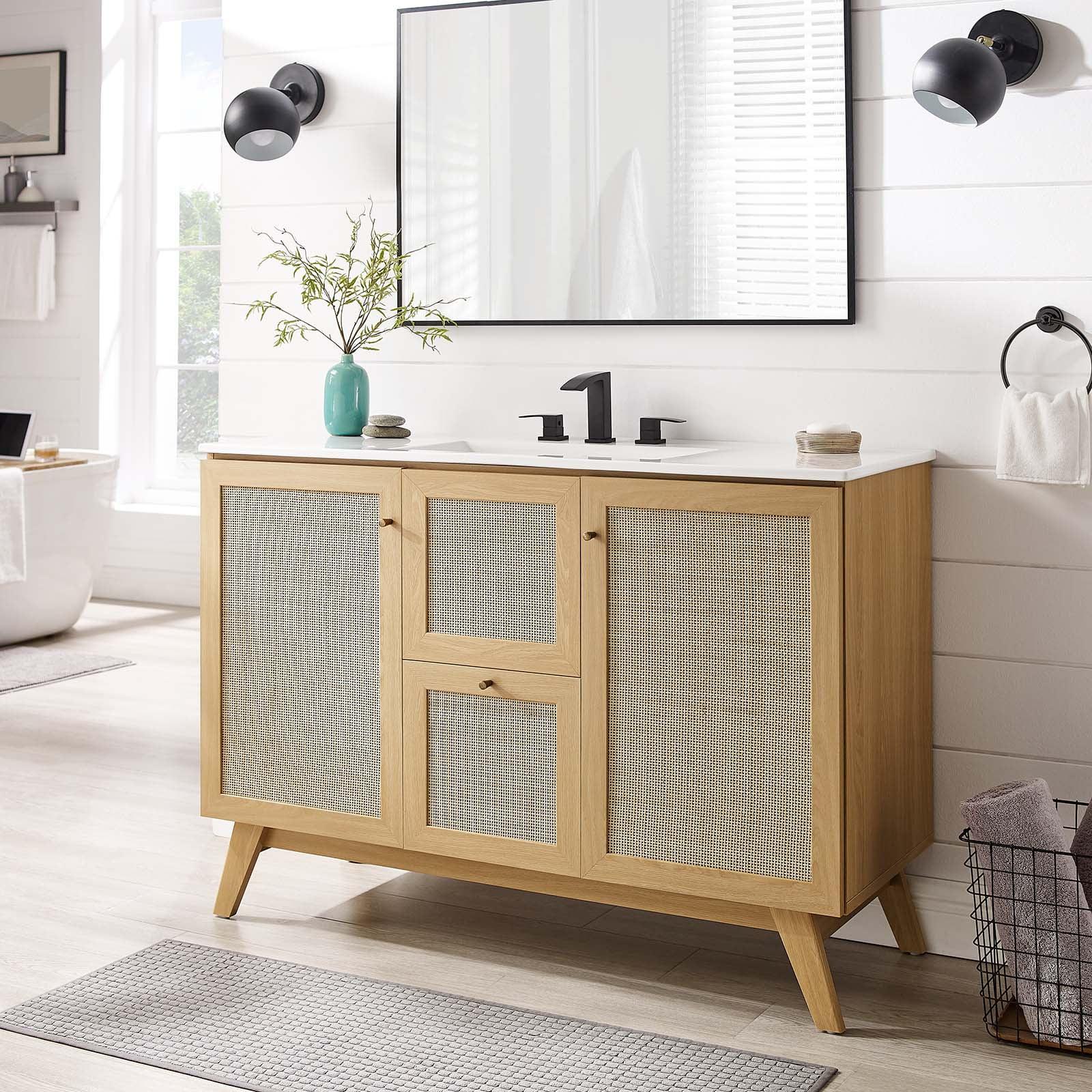 Modway Modway Soma 47'' Double Bathroom Vanity Base Only
