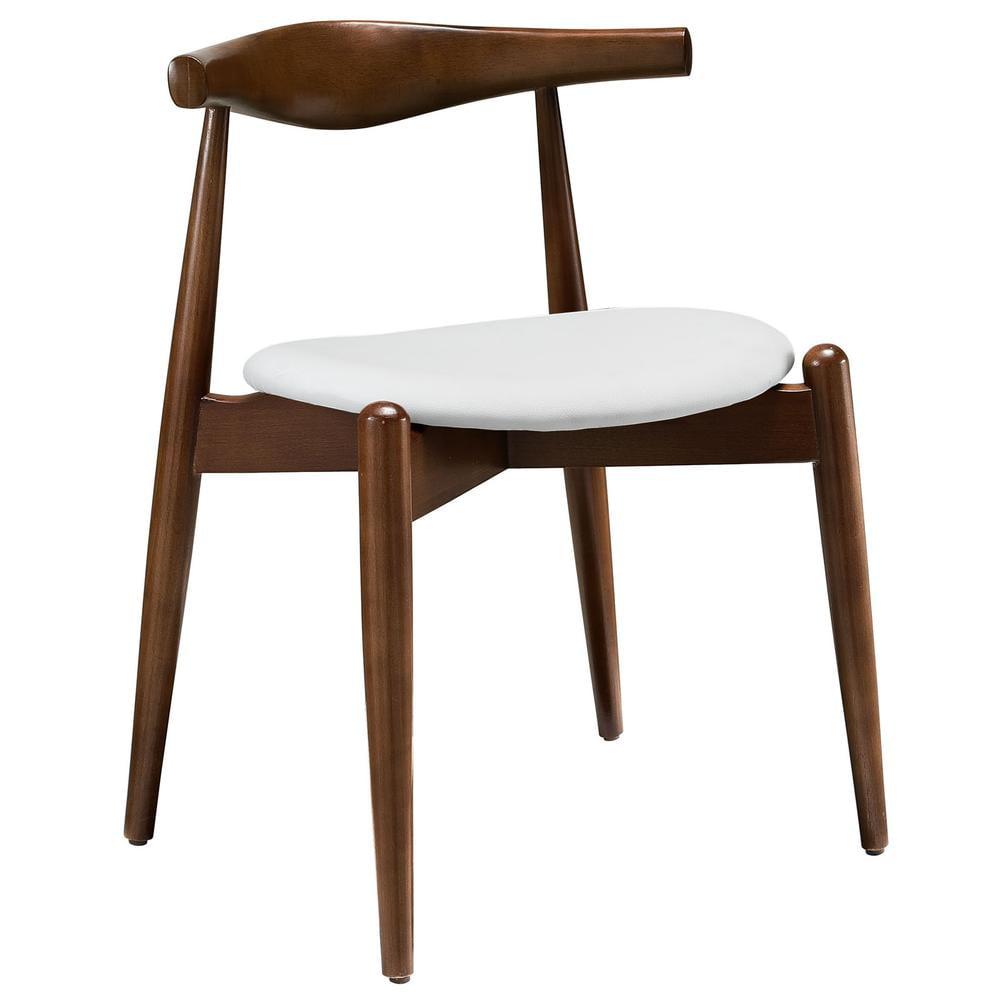 Modway Stalwart Modern Walnut Dining Chair