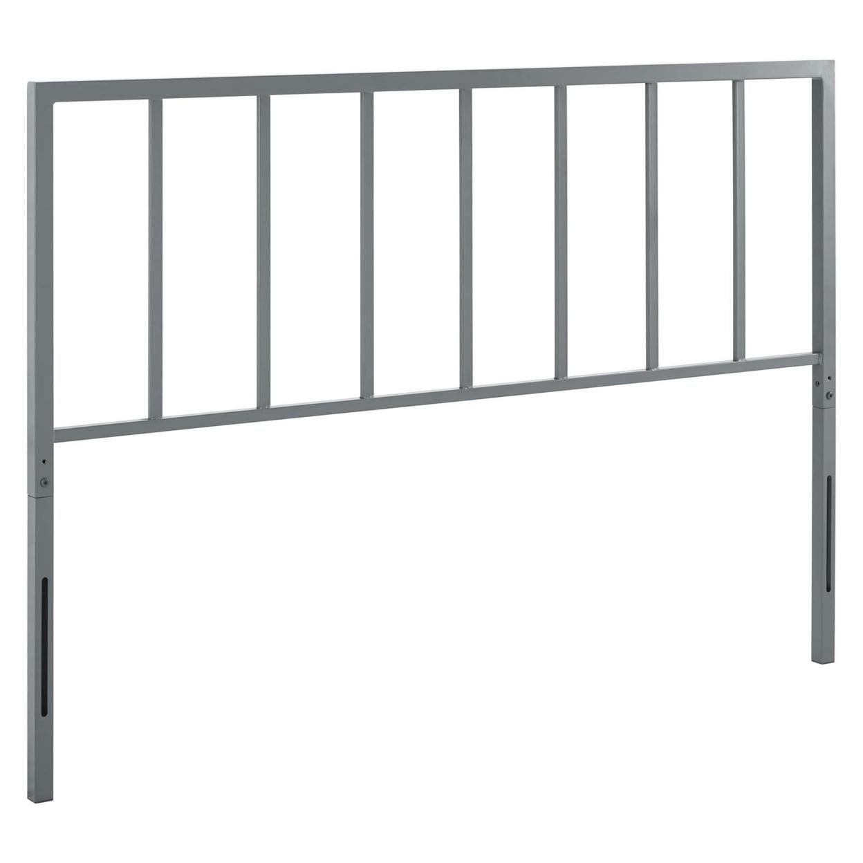 Tatum Gray Powder Coated Metal Full Headboard