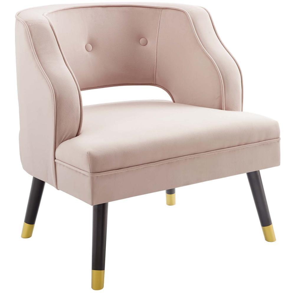 Carson Carrington Taktsberget Velvet Armchair by Modway