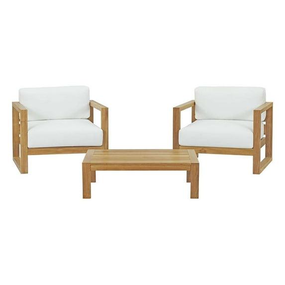 AllModern Cambridge 3 Piece Outdoor Patio Teak Set | AllModern