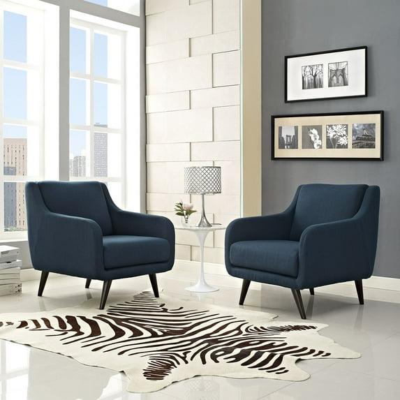 Modway Verve Armchairs Set of 2 in Azure