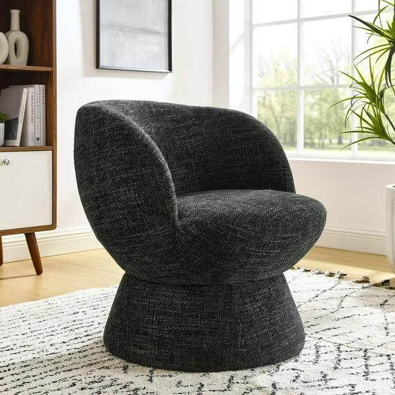 Modway Vesta Chenille Fabric Upholstered Swivel Chair