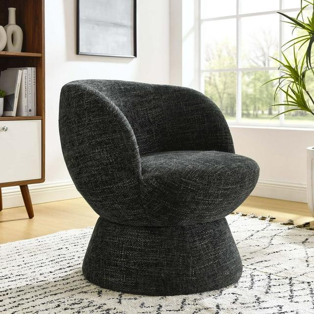 Modway Vesta Chenille Fabric Upholstered Swivel Chair