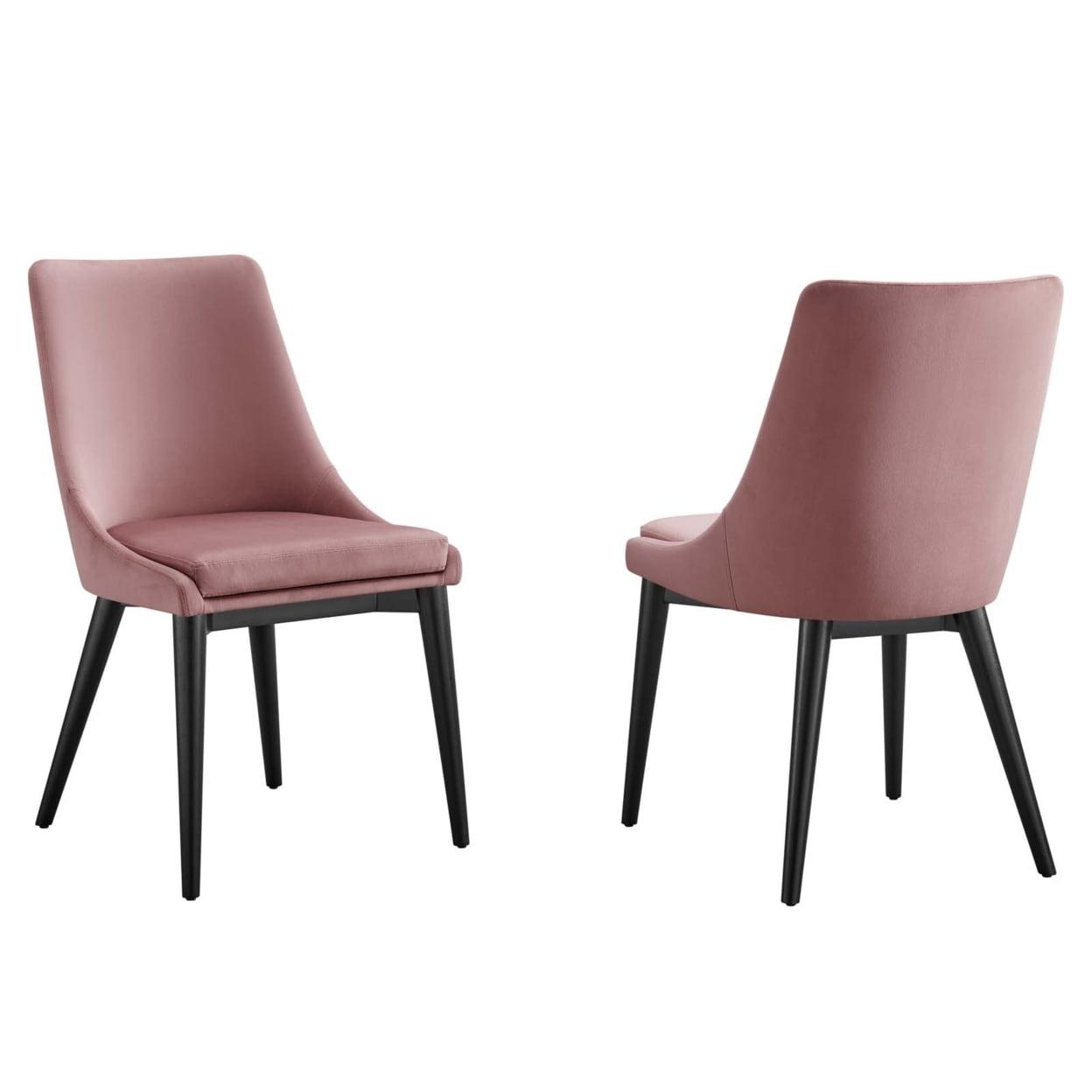 Viscount Accent Performance Velvet Dining Chairs by Modway