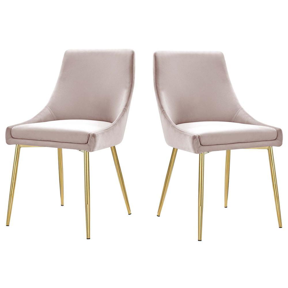 Modway Viscount Performance Velvet Dining Chairs