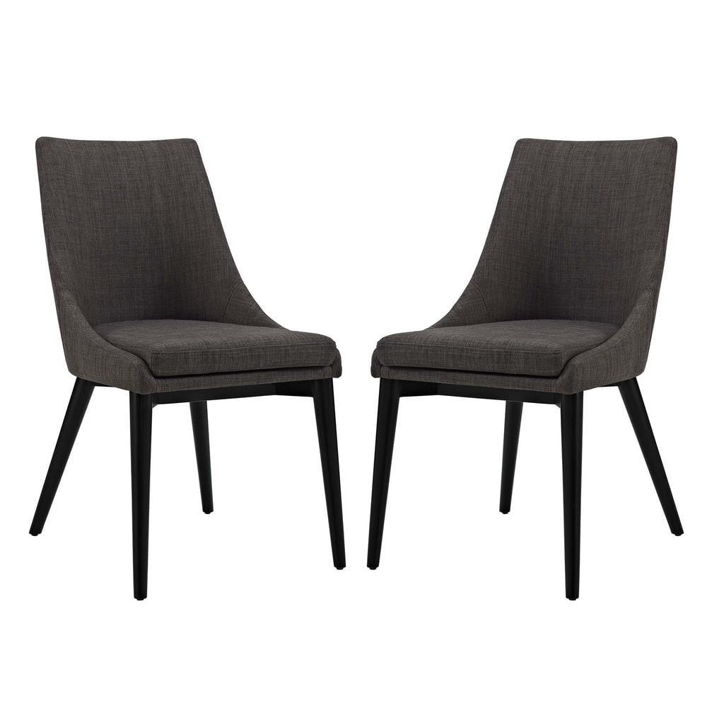 Modway Viscount Dining Side Chair Fabric Set of 2