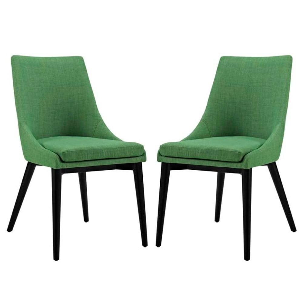 Modway Viscount Fabric Dining Side Chair, Set of 2, Multiple Colors