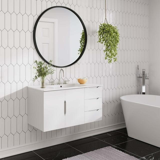ESTETICA FURNITURE Modway Vitality 36" Bathroom Vanity Cabinet (Sink Basin Not Included)
