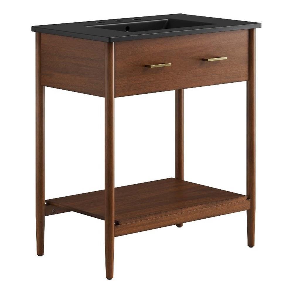 Modway Modway Zaire 30'' Single Bathroom Vanity with Ceramic Top
